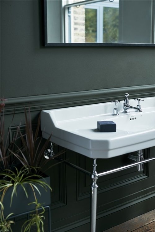 Burlington Edwardian РАКОВИНА 120 СМ НА 1 ИЛИ 3 ОТВЕРCТИЯ 