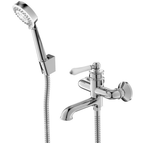 Смеситель для ванны с керамическим дивертором, Oxford, IDDIS хром