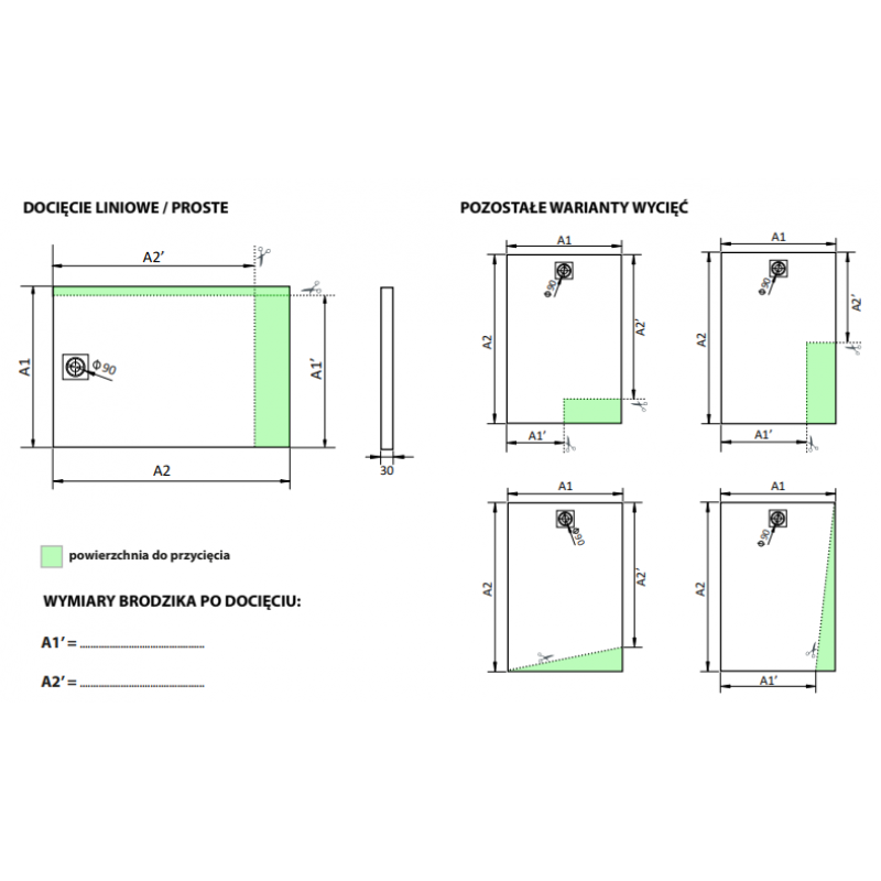 Душевой поддон Radaway Kyntos C белый
