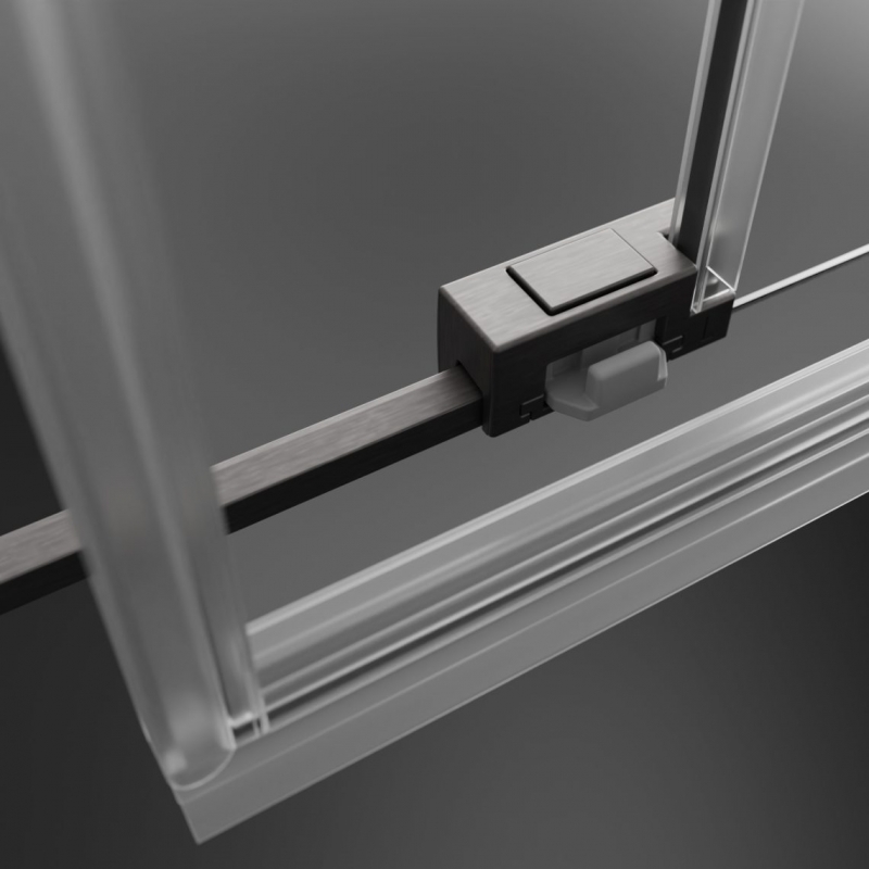 Душевой уголок Radaway Idea Brushed Nickel KDD 90*100 см стекла прозрачные, профиль брашированный никель