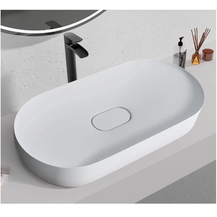 Умывальник Rea Iris 71*35, белый матовый