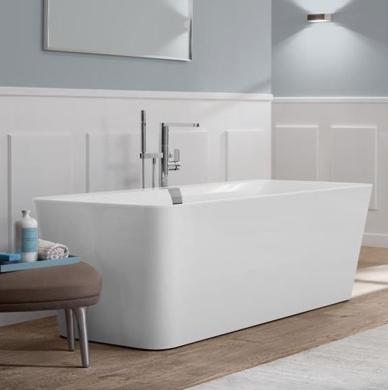 Квариловая отдельностоящая ванна Villeroy&Boch Squaro Edge 12 180x80 