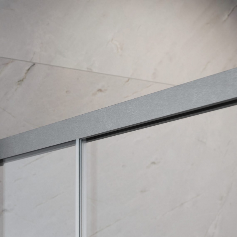 Душевой уголок Radaway Idea Brushed Nickel KDD 90*100 см стекла прозрачные, профиль брашированный никель