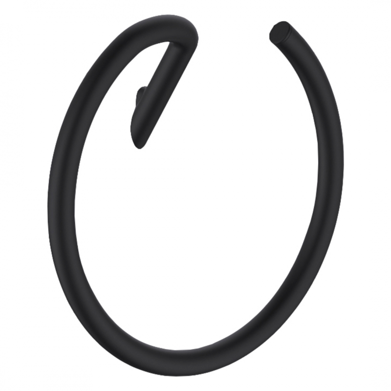 Deante Silia Держатель для полотенец круглый, черный