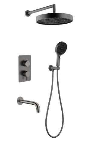 Душевая система скрытого монтажа Cell Bohema графит
