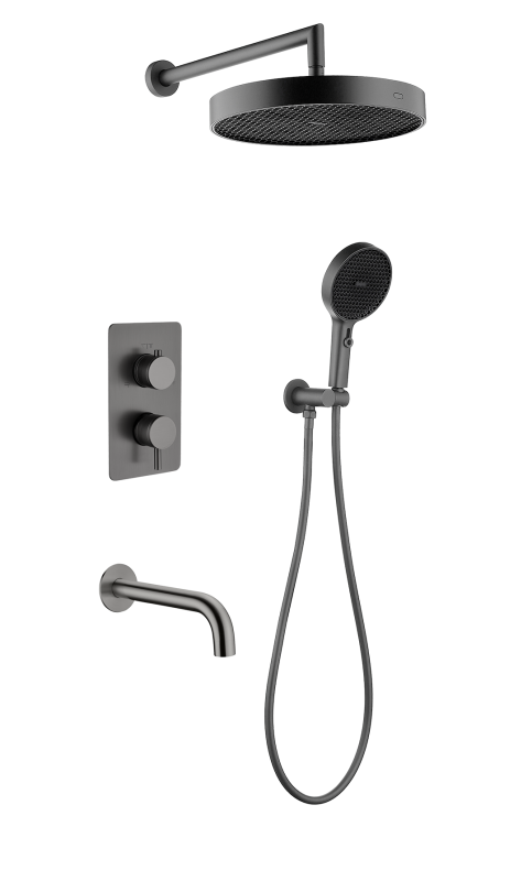 Душевая система скрытого монтажа Cell Bohema графит