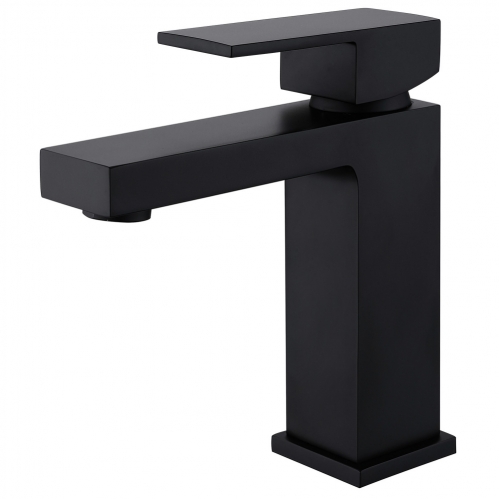 Смеситель ABBER Daheim  для раковины, черный матовый