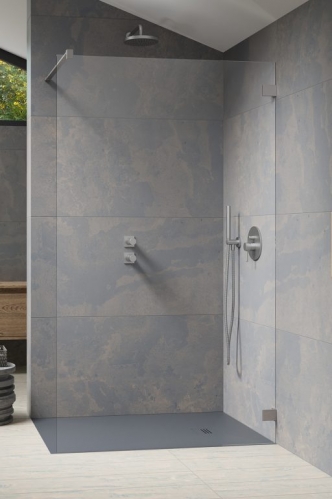 Душевая стенка Radaway Essenza Pro  Walk-in нержавеющая сталь