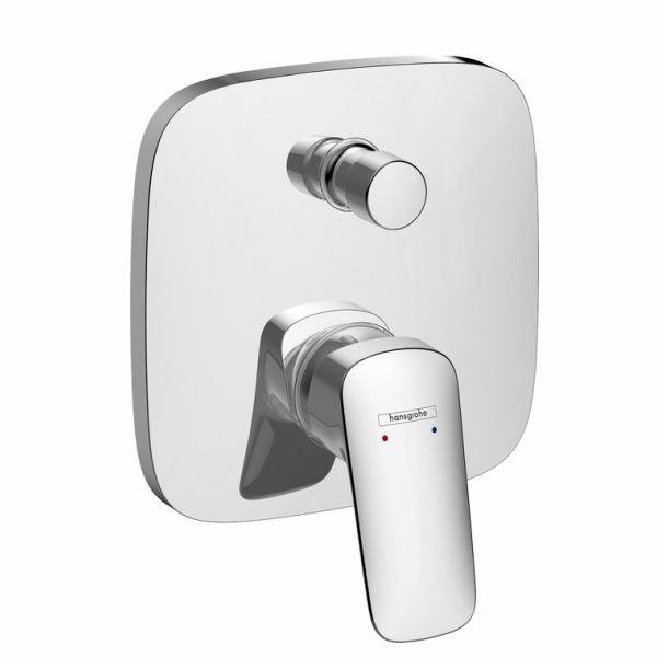 Смеситель для ванны скрытого монтажа Hansgrohe Logis, внешняя часть, хром