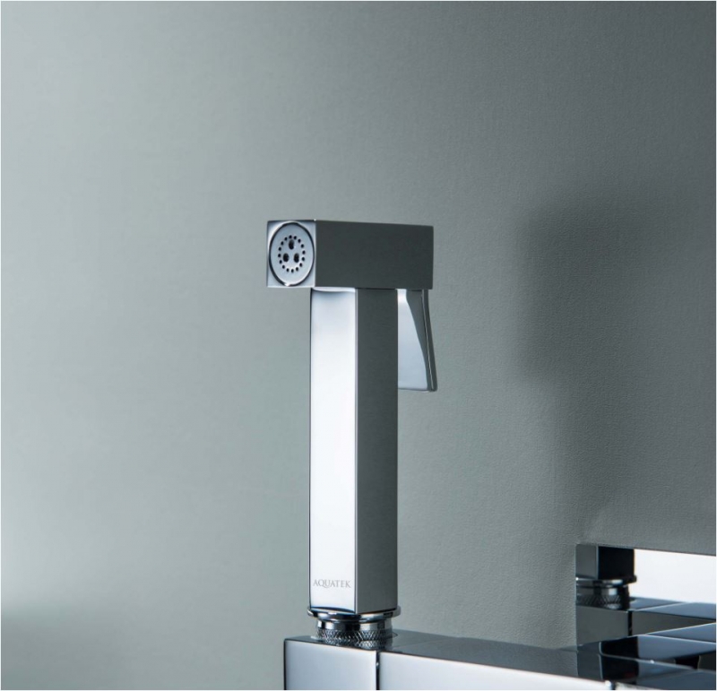 Комплект для гигиенического душа термостатический встроенный  AQUATEK Либра