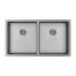 Кухонная мойка PAULMARK GERBERG 78/2 UNI (стальной/брашированная сталь)