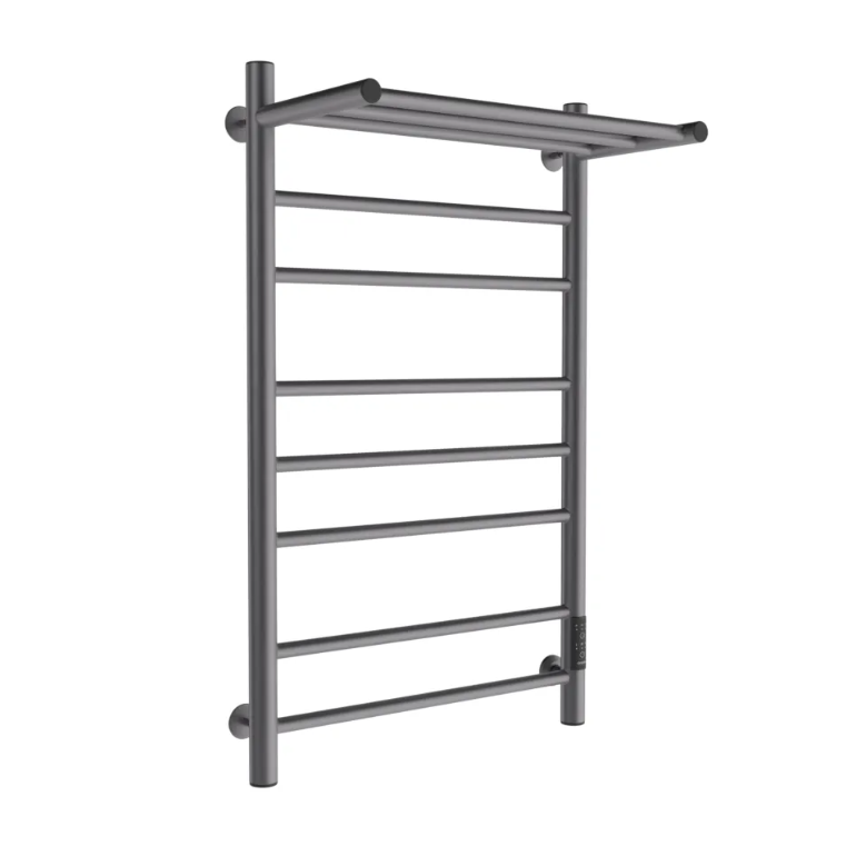 Полотенцесушетель Маргроид вида 10 с полкой, графит