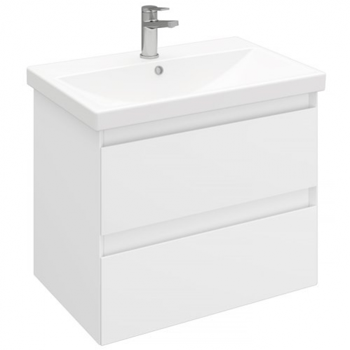 Тумба Vitrum с умывальником Cerastyle Elite, белый матовый