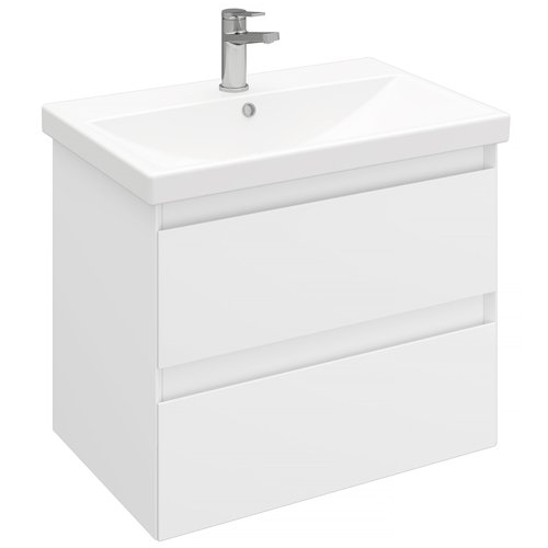 Тумба Vitrum с умывальником Cerastyle Elite, белый матовый