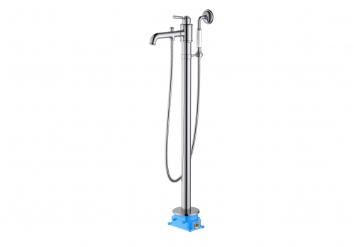 Смеситель для ванны напольный (внешняя и скрытая часть) AQUATEK Классик