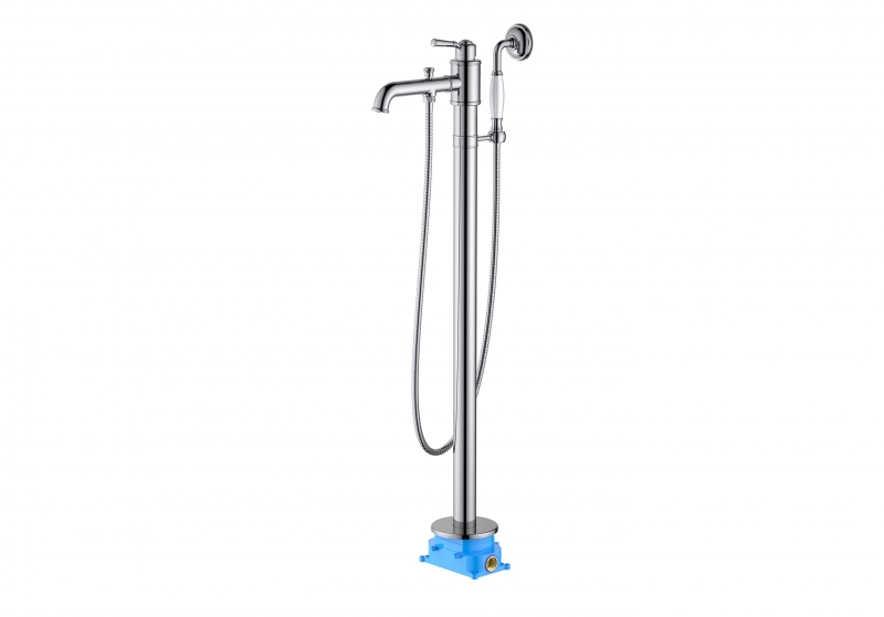 Смеситель для ванны напольный (внешняя и скрытая часть) AQUATEK Классик