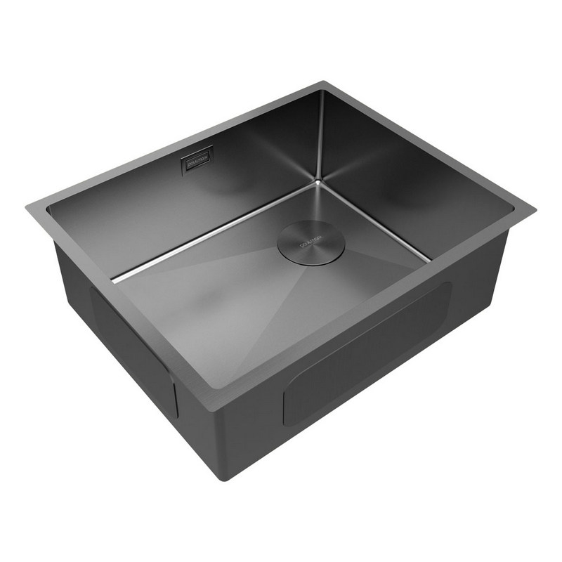 КУХОННАЯ МОЙКА PAULMARK NEXT-SKEW 540, вороненая сталь 