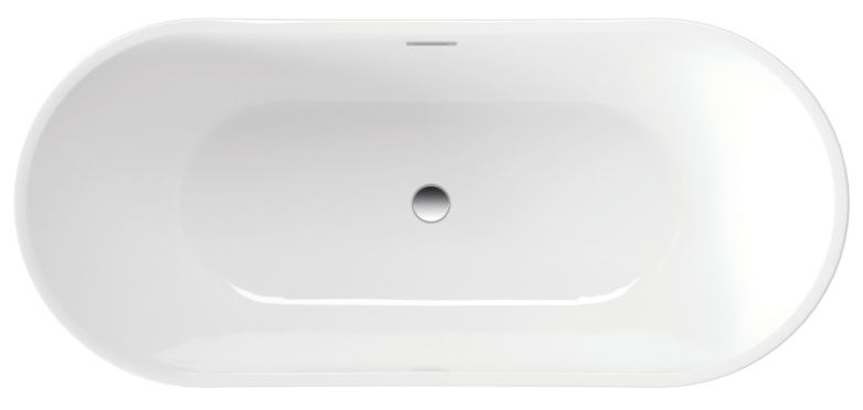 Акриловая ванна, DEANTE ARNIKA отдельностоящая, овальная - 170 см