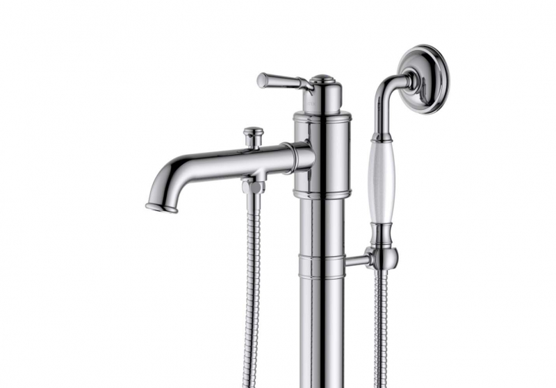 Смеситель для ванны напольный (внешняя и скрытая часть) AQUATEK Классик