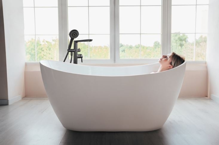 Акриловая ванна, DEANTE ARNIKA отдельностоящая, овальная - 170 см