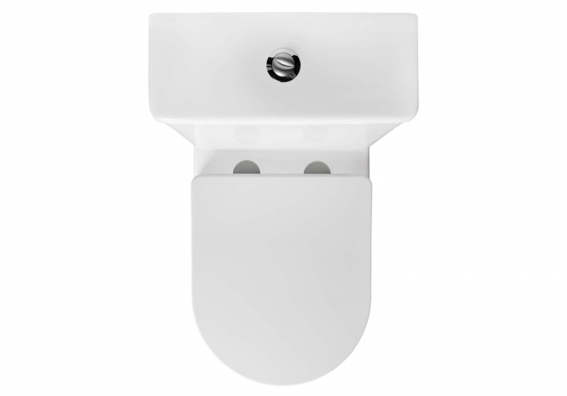 Унитаз-компакт напольный с бачком Aquatek ЕВРОПА с сиденьем Soft Close, смыв торнадо (воронка-водоворот)