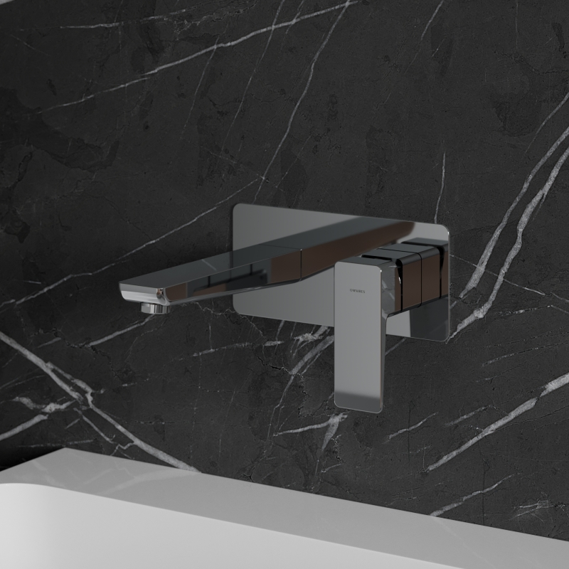 Смеситель для раковины скрытого монтажа Omnires Parma, хром