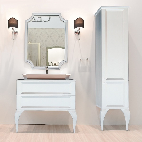 Тумба с умывальником "LaDonna" 85*40 , цвет белый 