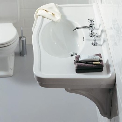 Раковина подвесная SIMAS Londra 105х57 см, цвет белый, с кронштейнами