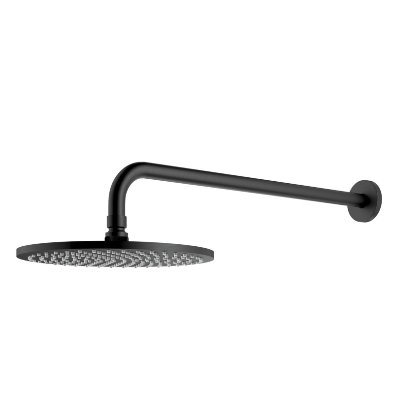 Верхний душ с кронштейном Omnires, графит