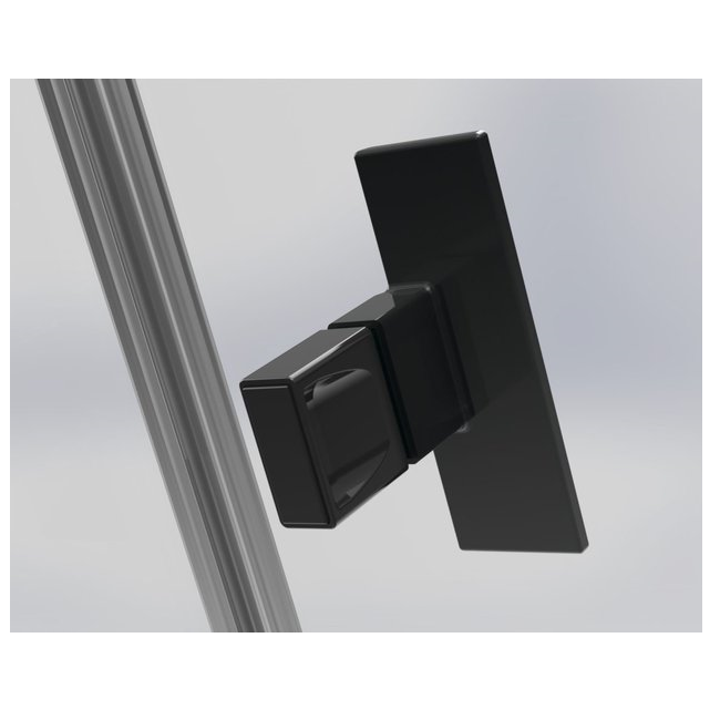 Душевая дверь Radaway NES 8 Black DWJ I 70 Right Factory 70x200 стекло прозрачное (factory), профиль черный