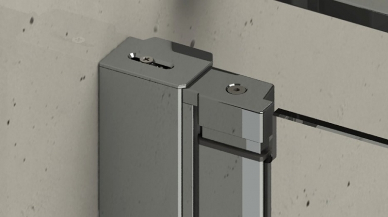 Душевая шторка Radaway Nes  PNJ I никель брашированный