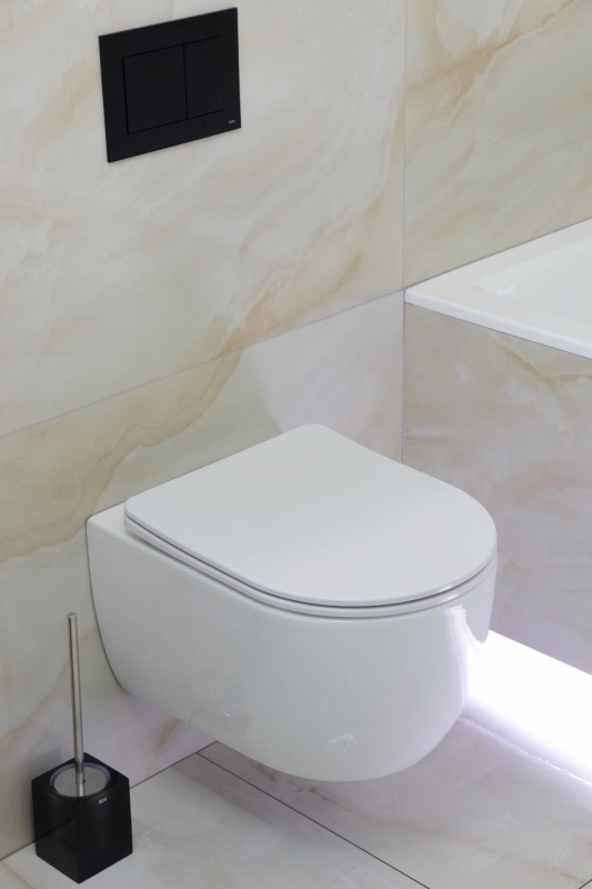 Унитаз подвесной Lekvo  37x49 с сиденьем SoftClose