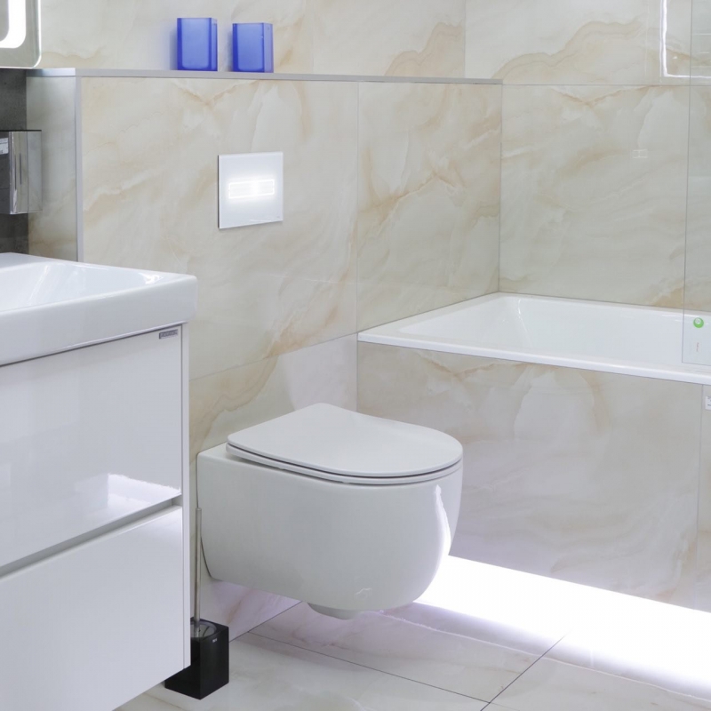 Унитаз подвесной Lekvo  37x49 с сиденьем SoftClose