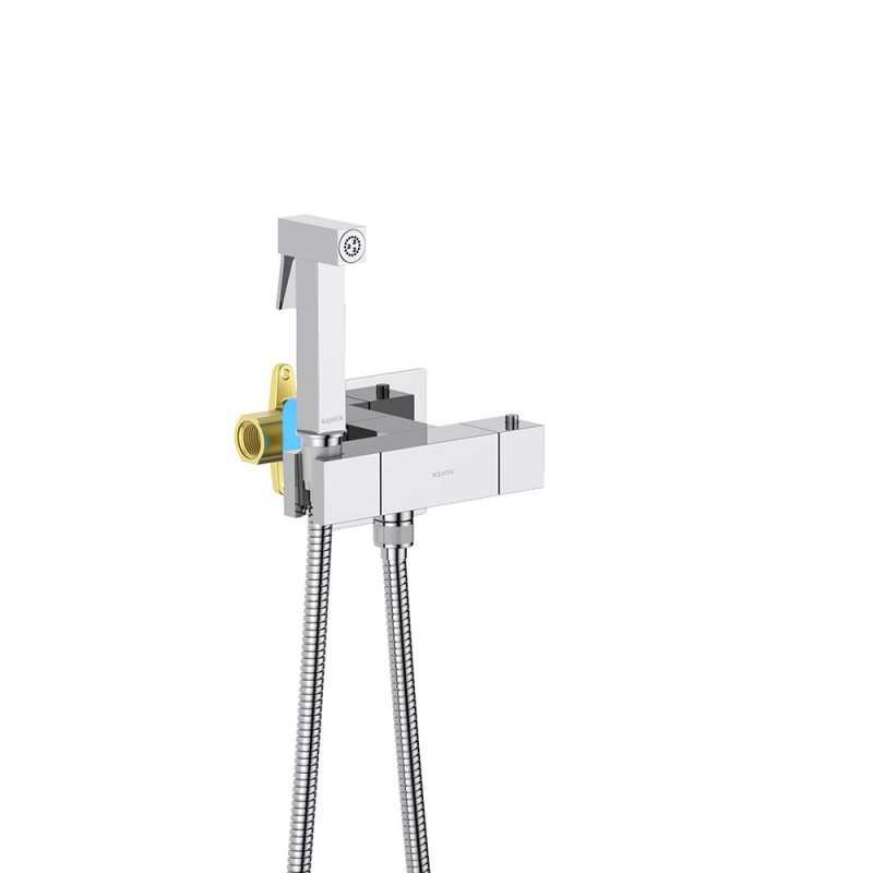 Комплект для гигиенического душа термостатический встроенный  AQUATEK Либра