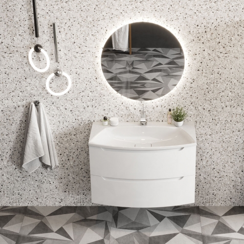 Тумба с умывальником подвесная  Belux Ганновер 90-02