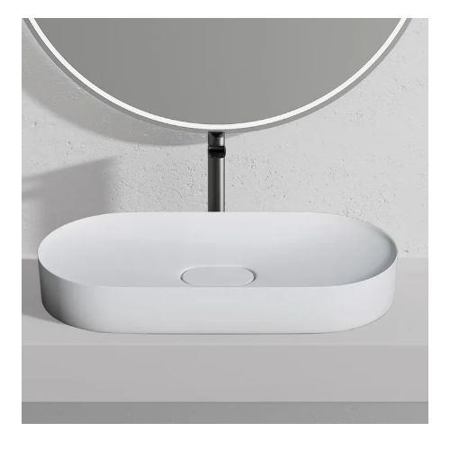 Умывальник Rea Iris 71*35, белый матовый