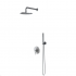 Душевая система Omnires Y скрытого монтажа, нержавеющая сталь