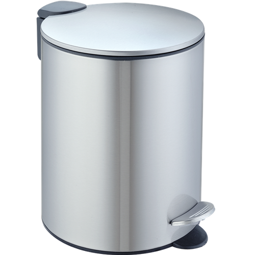 Мусорное ведро Welt-Wasser 5L матовая сталь