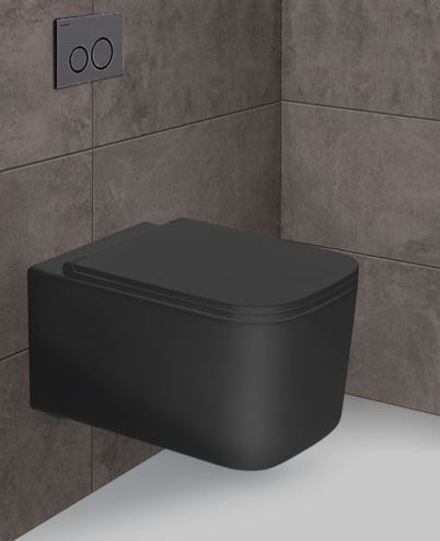 Унитаз подвесной Vincea Ultra с сиденьем soft-close черный 