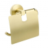 Держатель туалетной бумаги Fixsen Comfort  Gold с крышкой, цвет золото