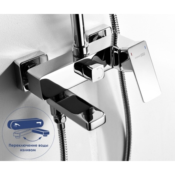 Душевая стойка Wasser Kraft, хром