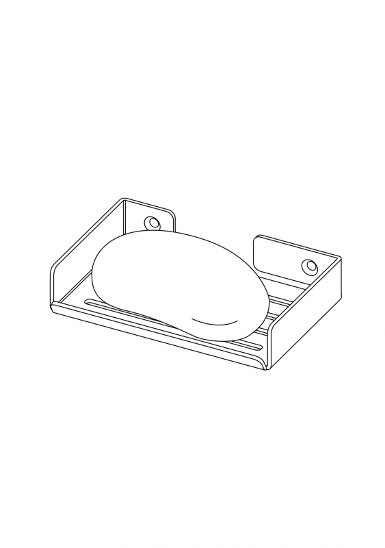 Мыльница настенная Deante Mokko Nero