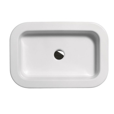 Раковина накладная GSI Traccia 60х40х14 см, цвет белый