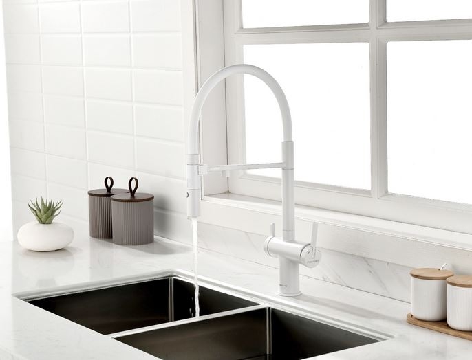 СМЕСИТЕЛЬ PAULMARK GRAVITY БЕЛЫЙ/БЕЛЫЙ МАТОВЫЙ