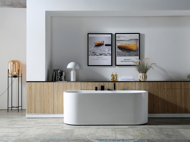 Акриловая ванна ABBER  170*78 белая