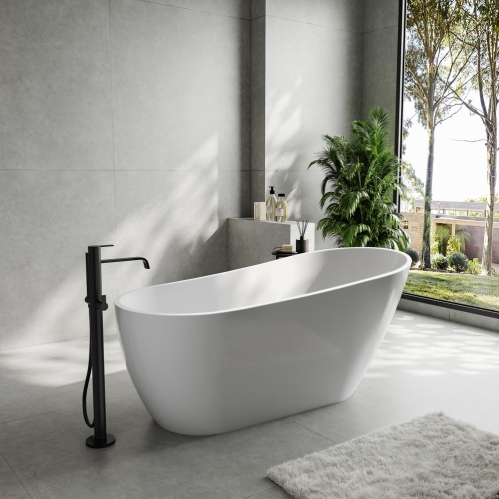 Акриловая ванна ABBER белая 170*71