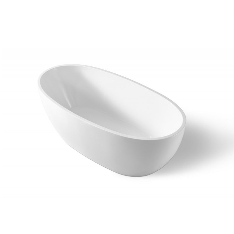 Ванна акриловая BelBagno 170х80 в комплекте с хром слив -переливом