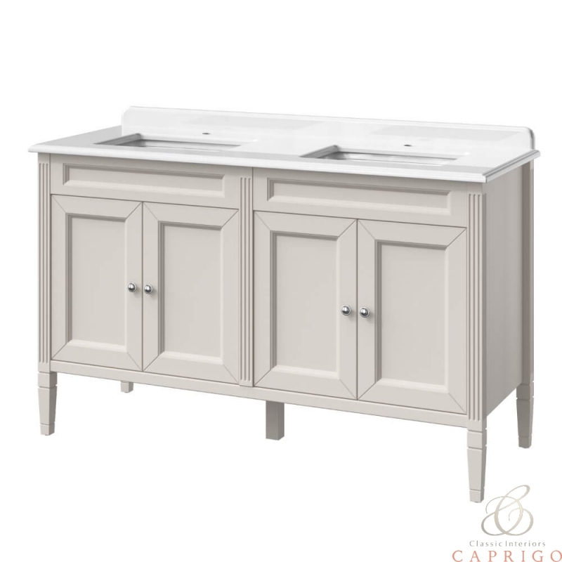 Caprigo ALBION-concept тумба 140 двойная cо столешницей и раковинами