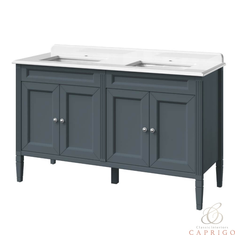 Caprigo ALBION-concept тумба 140 двойная cо столешницей и раковинами