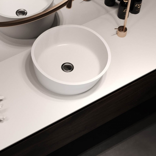 Раковина каменная Holbi Almatea, 43*43*15 из Solid Surface